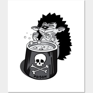 hedgehog cooks poison Posters and Art